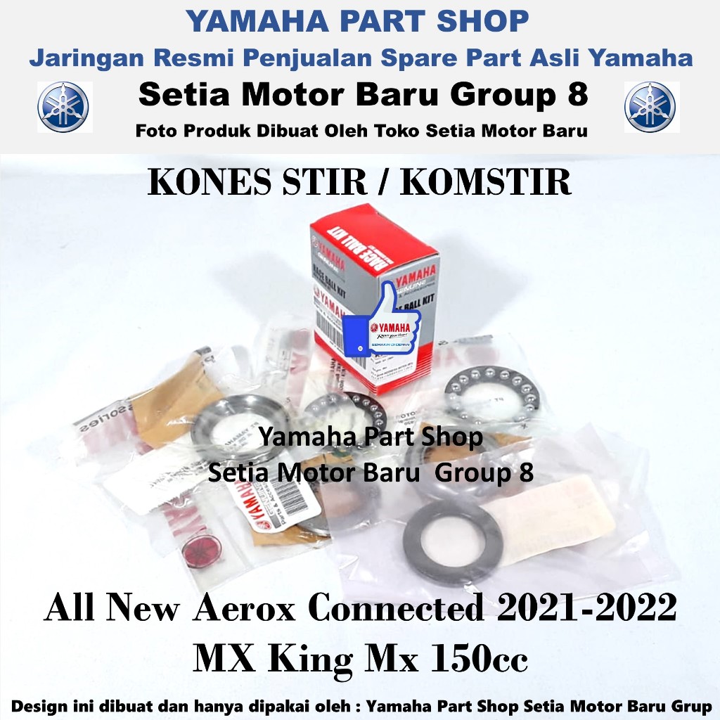 Kones Stir Comstir Komstir Bearing Bering All New Aerox Connected MxKing Mx King Asli Yamaha