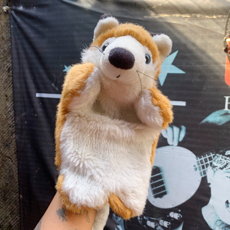 Boneka Tangan Fox / Rubah Preloved