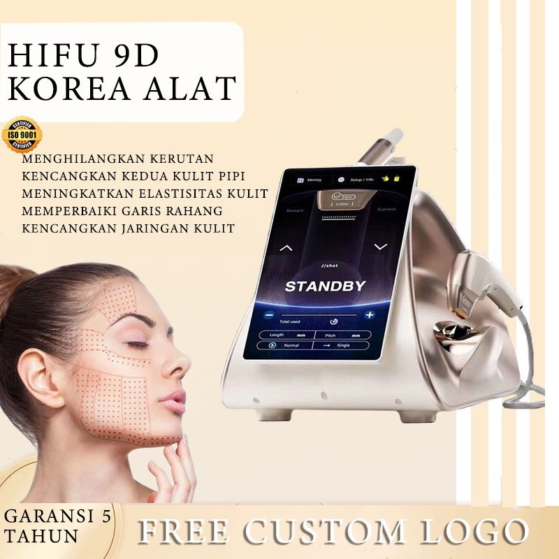 [Ready Stock]⭐Showroom JKT⭐Hifu wajah 9D Korea 3in1 Mini hifu double chin hifu v shape MMFU alat ant