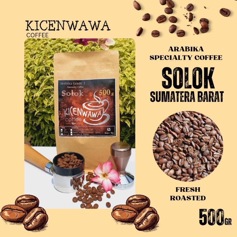 

Kopi Solok Sumatera Barat 500gr / Specialty Coffee / Biji Kopi Premium