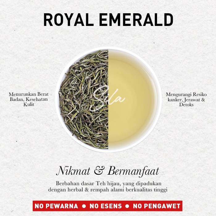 

Sila Specialty Tea - Royal Emerald - Bulk - Teh Premium - Green Tea