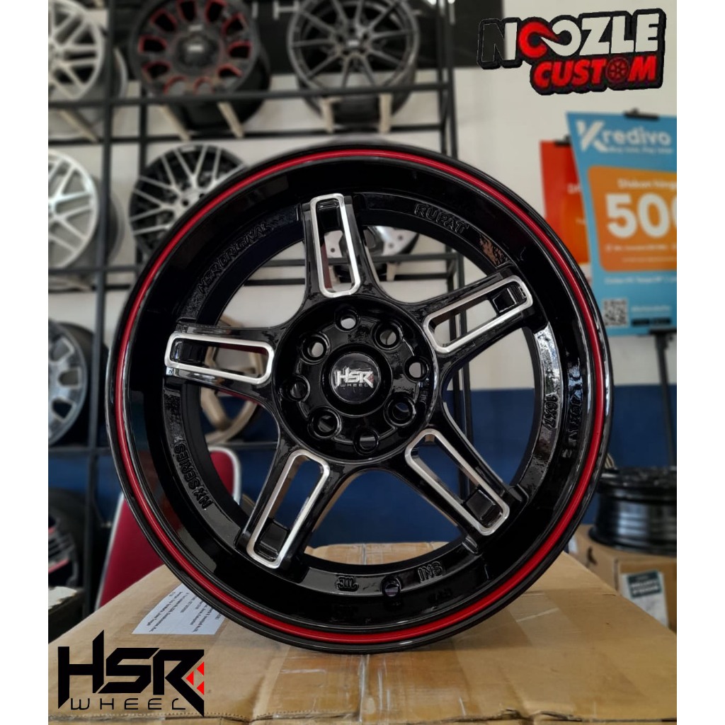 VELG MOBIL PALANG 5 R16 HSR RUPAT PELEK RACING TERBARU DOUBLE PCD