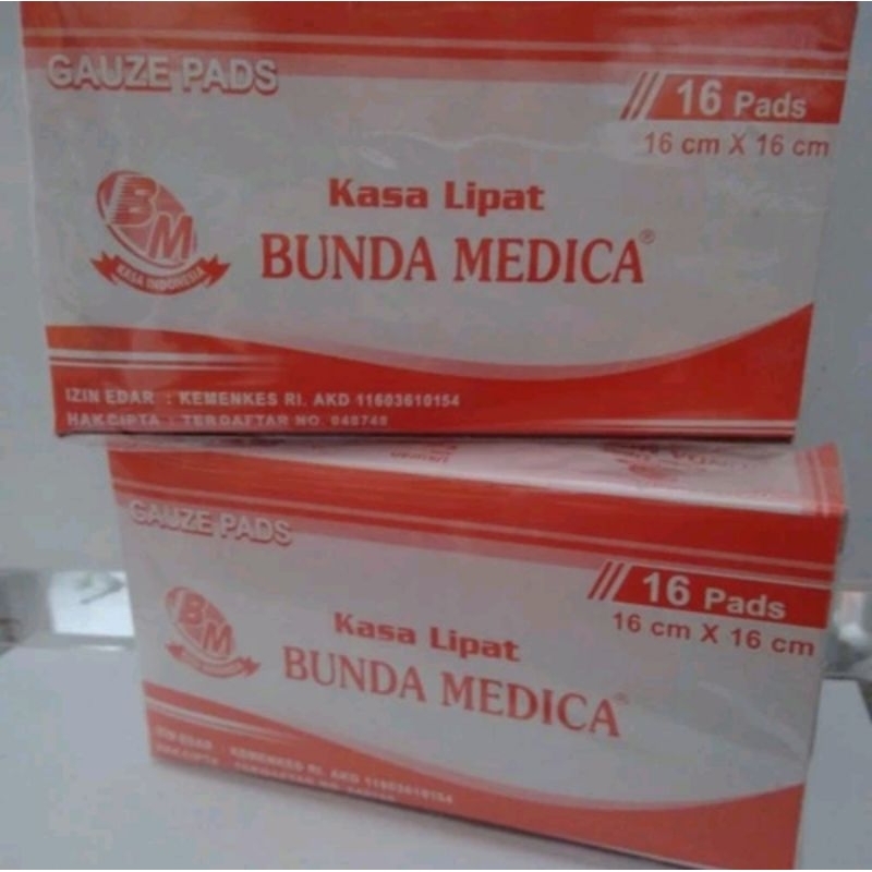 Kasa hidrofil steril 16*16 Bunda medika l Bunda medica