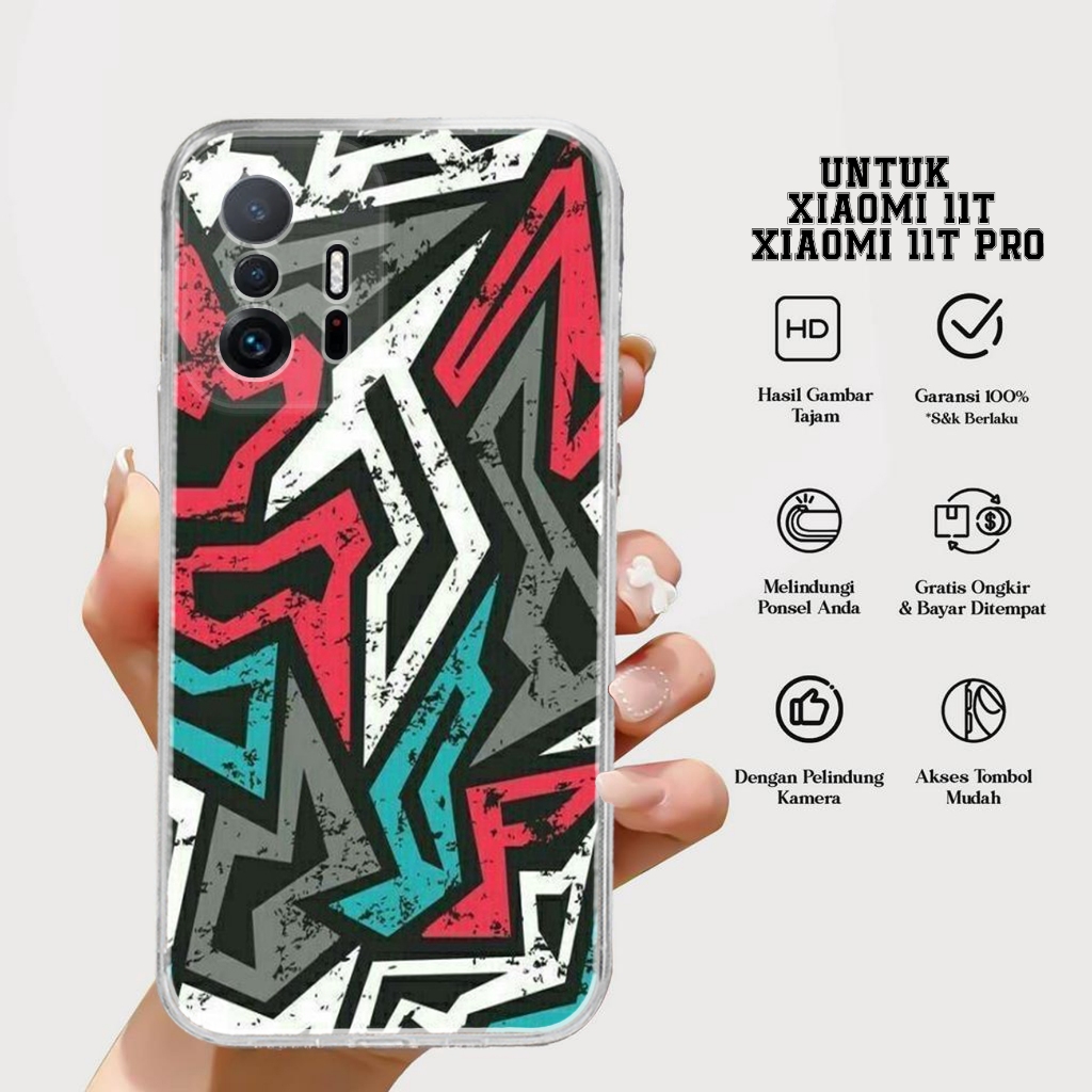 CASE XIAOMI 11T / 11T PRO - Casing XIAOMI 11T / 11T PRO Terbaru 2023 AERO STORE [ MOTIF 08 ] Silikon