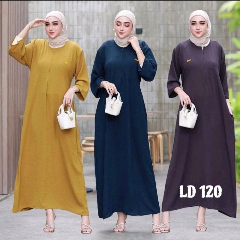 GROSIR Daster Klingkle Jumbo kekinian , Daster Cringkle Airflow lengan 3/4 Busui