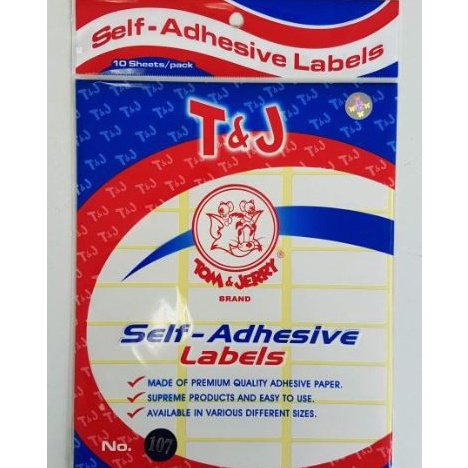 Best Terlaris LABEL TOM AND JERRY  STIKER LABEL UNDANGAN TOM JERRY