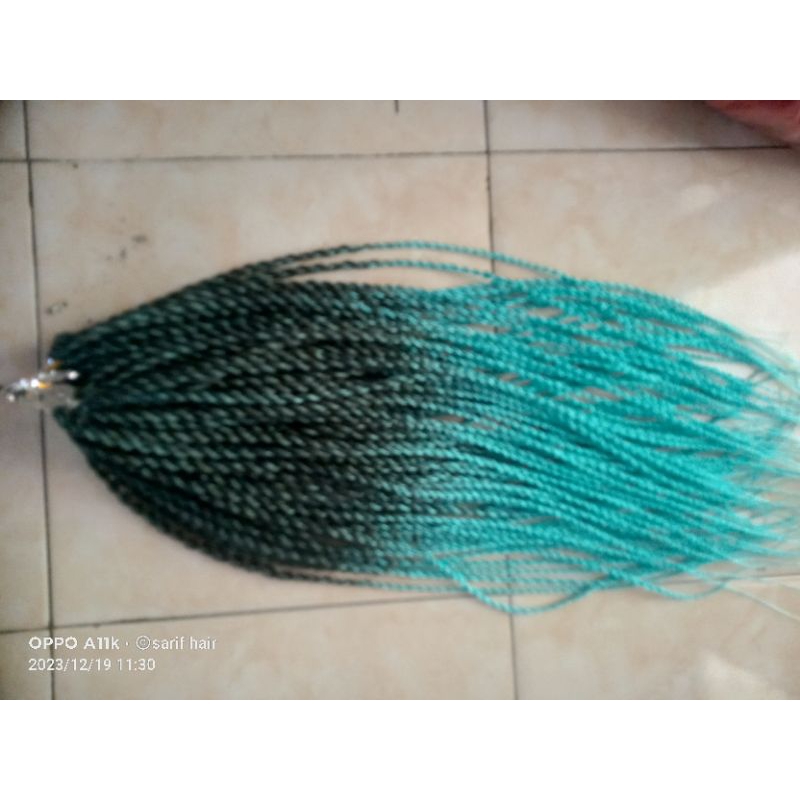 rambut sambung lilit_kepang 2 ombre/sulam_boxbraids