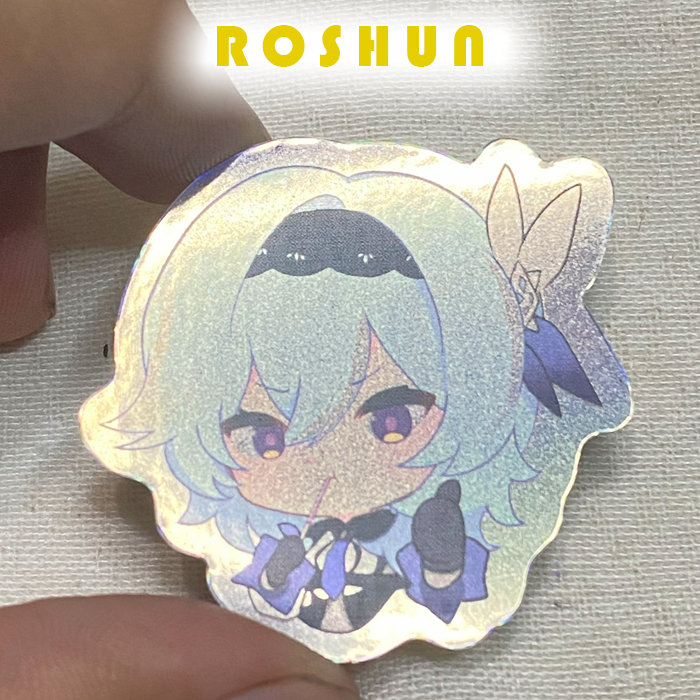 

Roshun Stiker Hologram Sticker Genshin Impact Eula