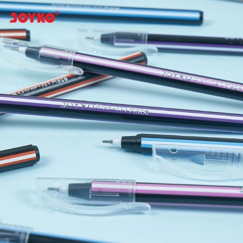 

Grosir Pulpen Joyko Maze Pena Ballpoint Pen Joyko A99953 12Pcs