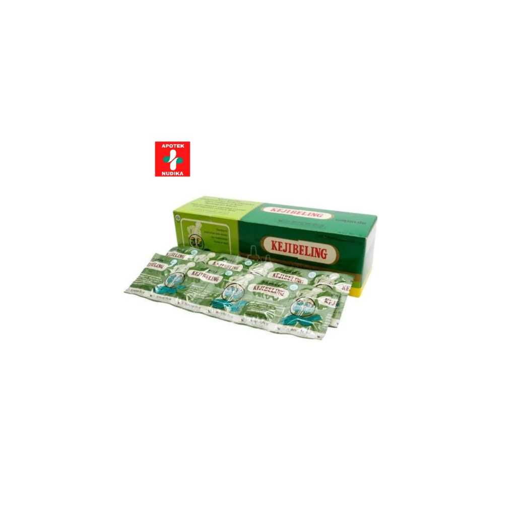KEJIBELING STRIP 10 Tablet - Obat Keji Beling Peluruh Batu Saluran Kemih Urin - Memperlancar Buang A