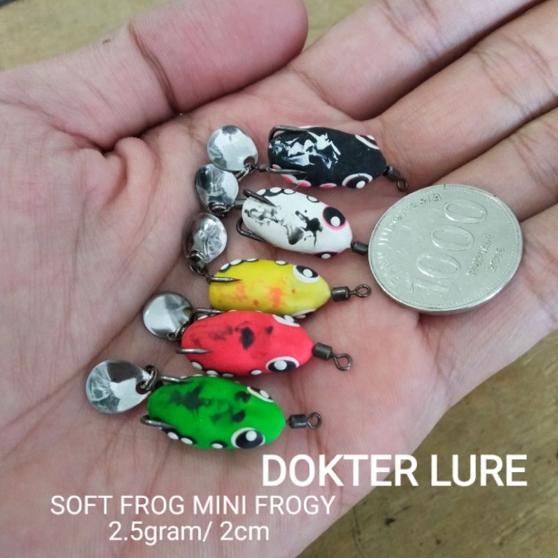 LURE SOFT FROG MINI FROGY 2cm UL Gabus