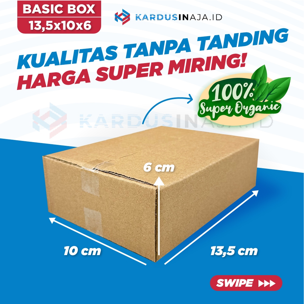 

[13,5X10X6 CM] KARDUS PACKING / KARDUS POLOS / BOX PACKING / BOX POLOS