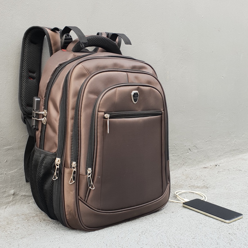 TERBARU JURAGAN TAS POLO FOX BACKPACK ORI P182 Tas Ransel Import Backpack Pria USB Charger Tas Pria 