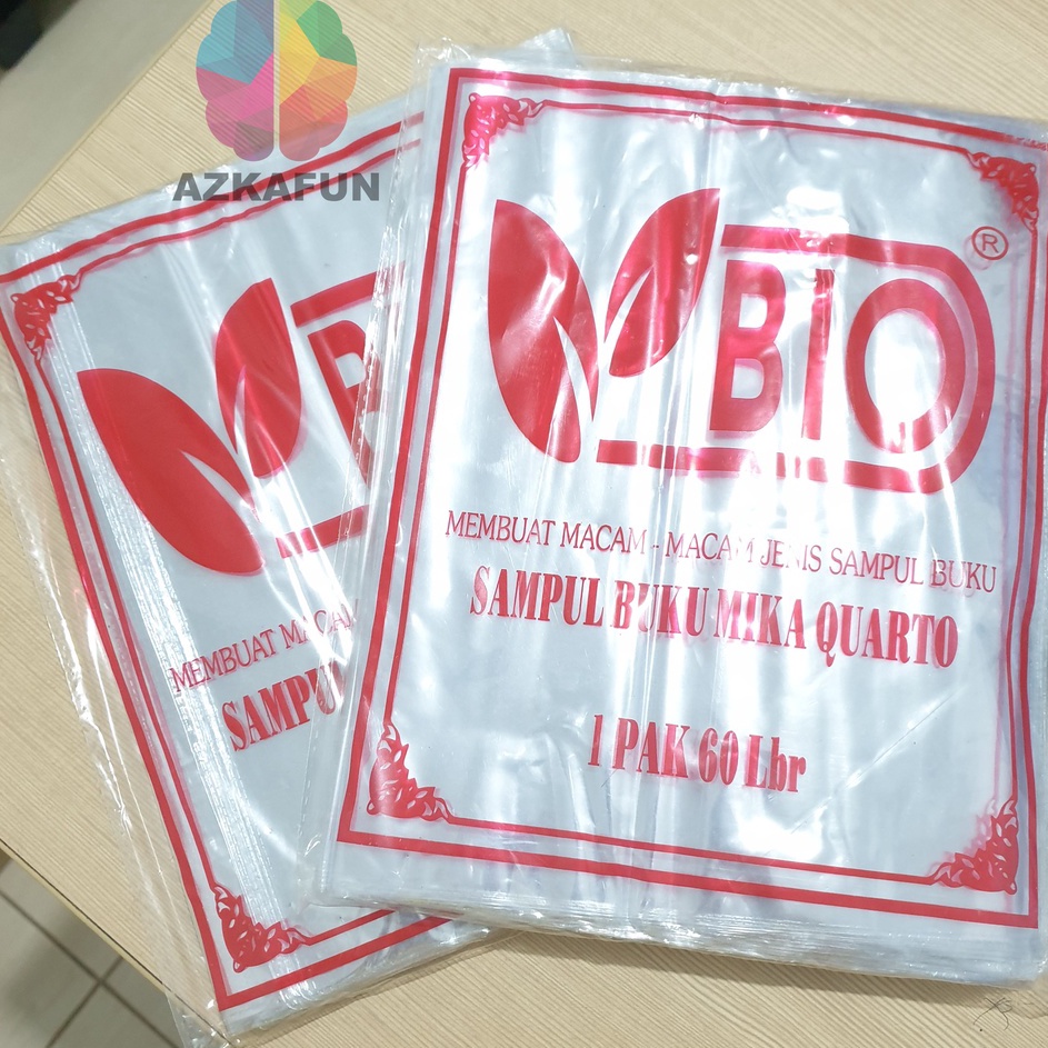 

Baru Sampul Plastik Mika BIO Quarto isi 1 Lembar Sampul Buku Kuarto
