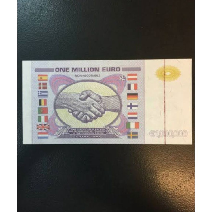 Paling dicari KodeV1h1G Uang Fantasy Note Euro Salaman 1 Juta Euro Mulus GRESSS