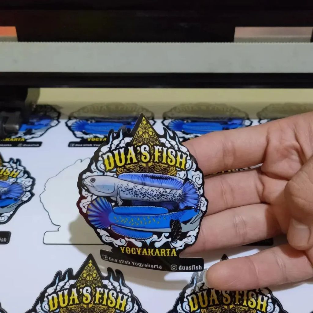 

stiker print cut vinyl bentuk gambar design suka suka- Sticker print & Cut Keren Minimal Order Cek Di Deskripsi