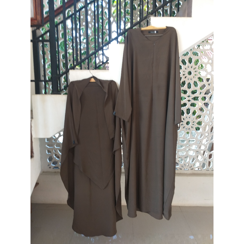 Aljenna Halla Abaya Army FK Mini Basic Set