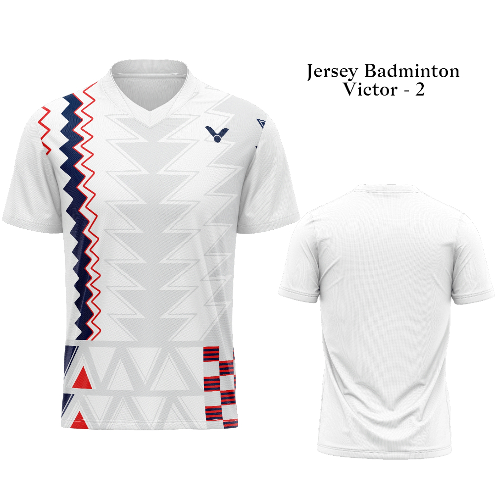 Jersey Badminton Victor-2/Baju Badminton/Jersey Badminton/Jersey Badminton Kekinian/Untuk Berolahrag