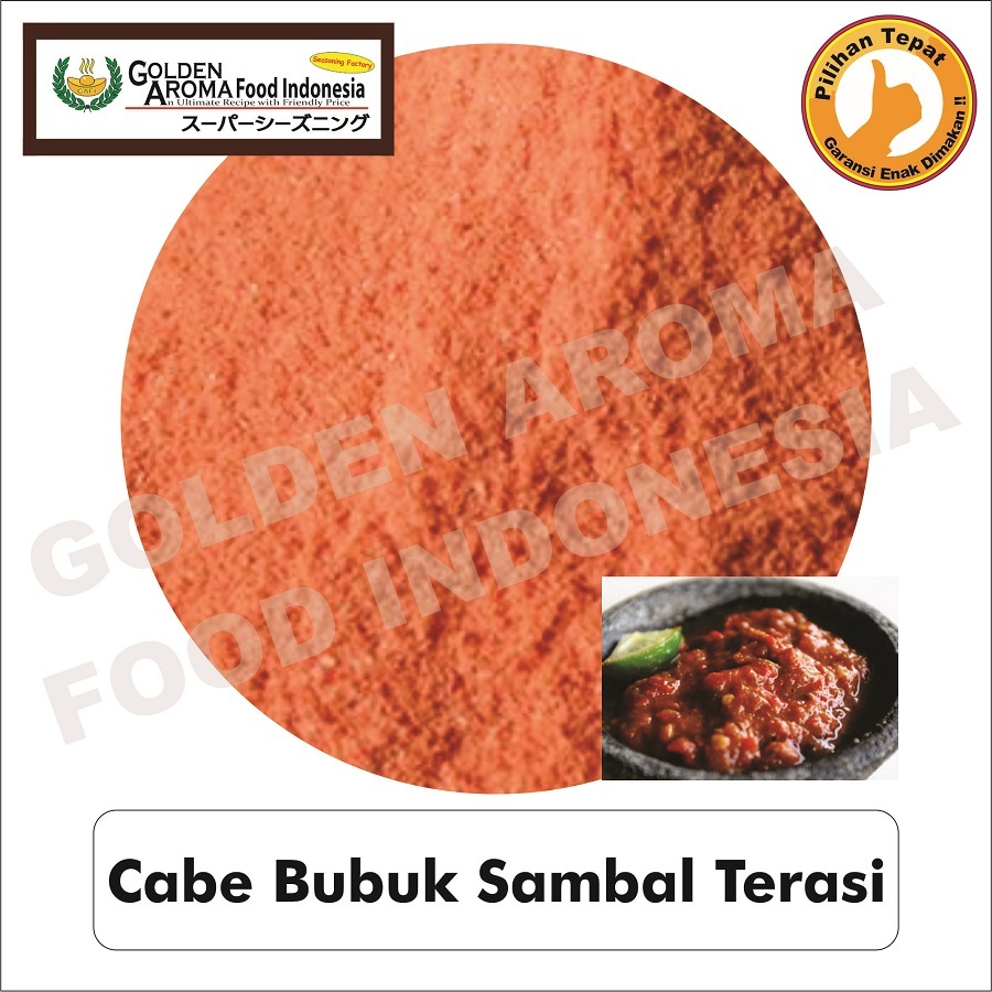 

Cabe Bubuk Sambal Terasi Bumbu serbaguna 500 gr Murah Enak 500gr halal shrimp paste chilli powder