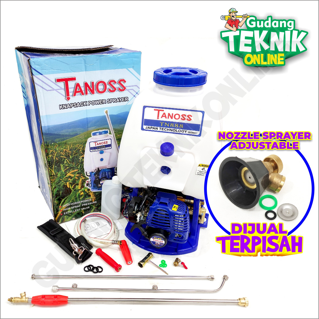 Louay_Idstore Mesin Semprot Hama Tanoss 15L Tn777 20L Tn888 / Engine Sprayer Hama Tanos 2Stroke -