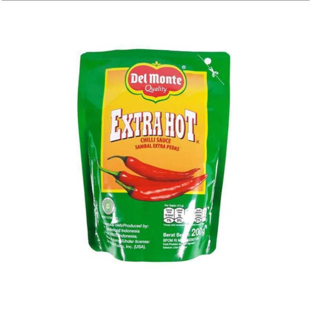 

DELMONTE SAOS EXTRA HOT POUCH 1KG I Saus Del Monte