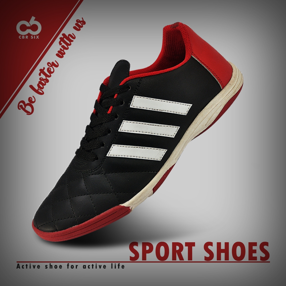 CBR SIX Sepatu futsal pria | Sepatu sport olahraga pria | Futsal lari joging | Sol karet | Sepatu be