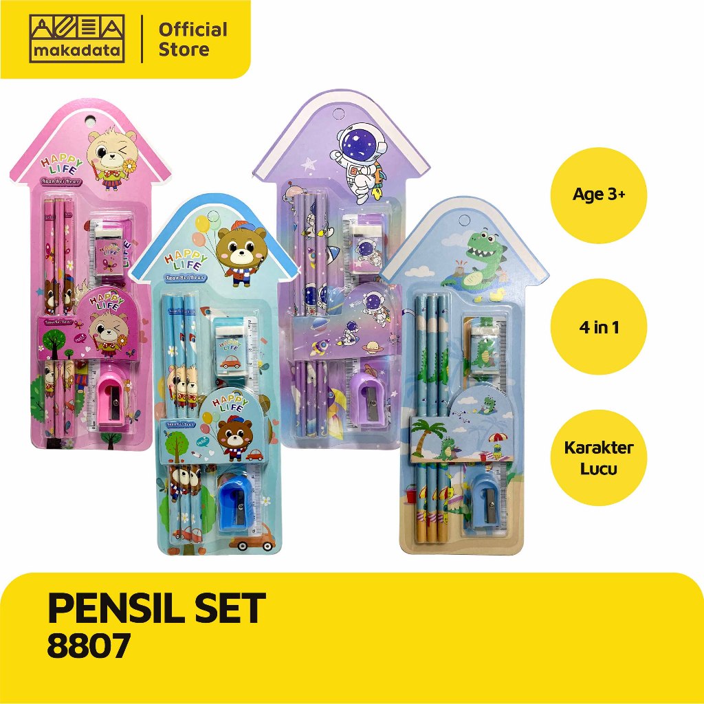 

STATIONERY SET | STUDY SET | PAKET ALAT TULIS KARAKTER 8807 MURAH