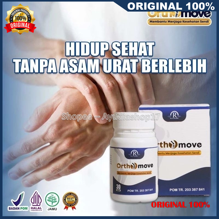 Obat Herbal Saraf Kejepit ORTHOMOVE 30 Kapsul 100% ASLI