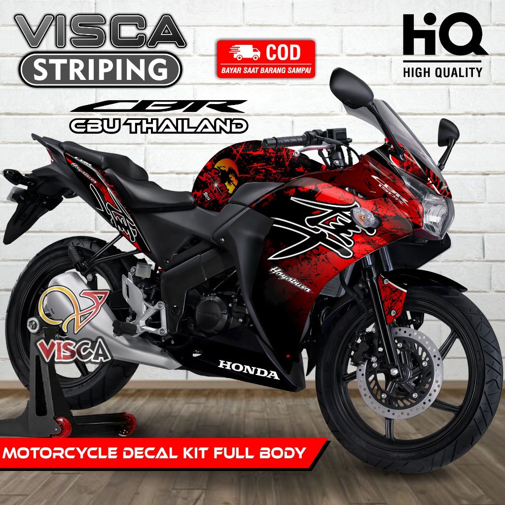 Decal CBR 150R CBU Thailand Full Body - Stiker Honda CBR 150R CBU Thailand - Dekal CBR 150R CBU Thai