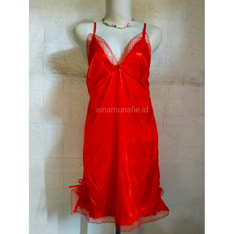 Daster Satin Renda/ Set Lingerie