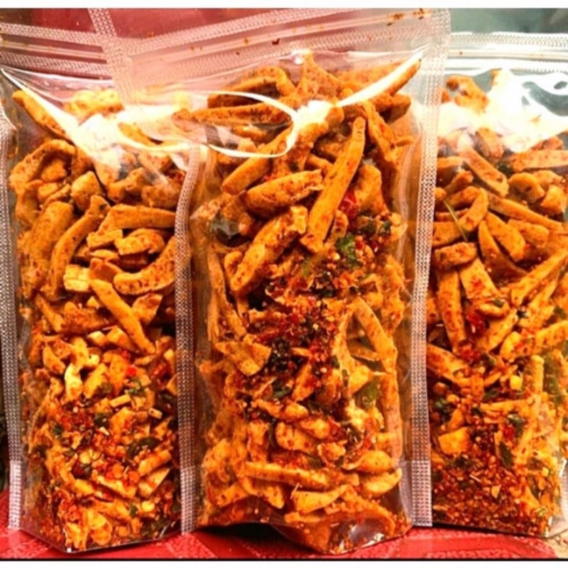 

BASRENG PEDAS DAUN JERUK ISI 250 GRAM basreng viral 250 gram basreng sultan baso goreng basreng