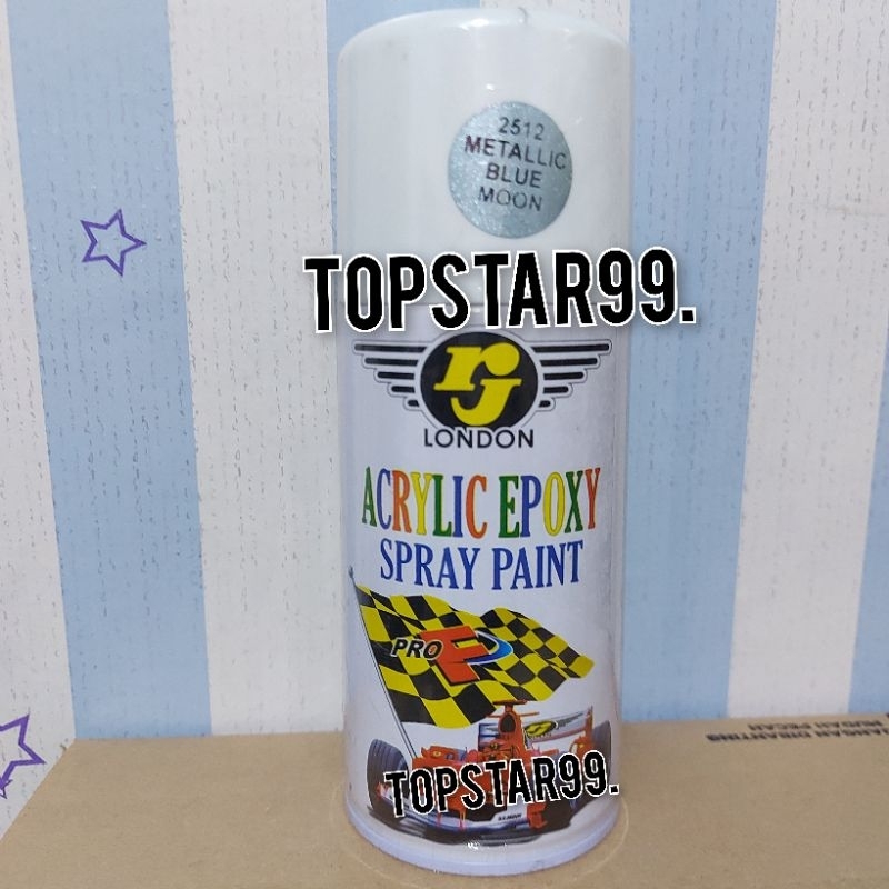 Pilok/Pylok/Cat Semprot RJ  Biru Metalic /Metalic Blue Moon (2512) 300cc