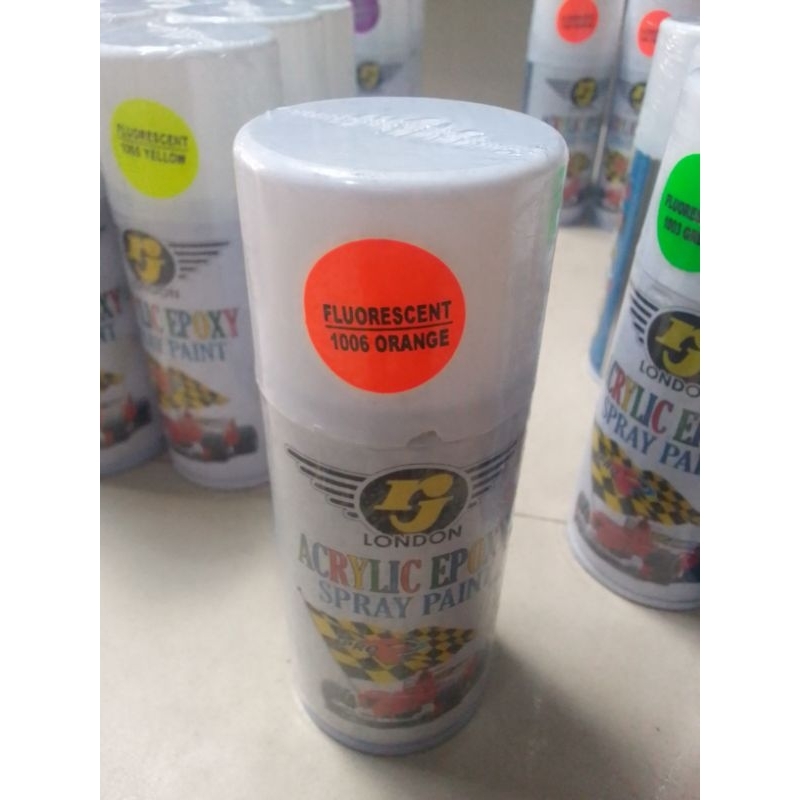 [WARNA KHUSUS] CAT SPRAY RJ LONDON ORANGE FLUORESCENT/ STABILLO 150 CC