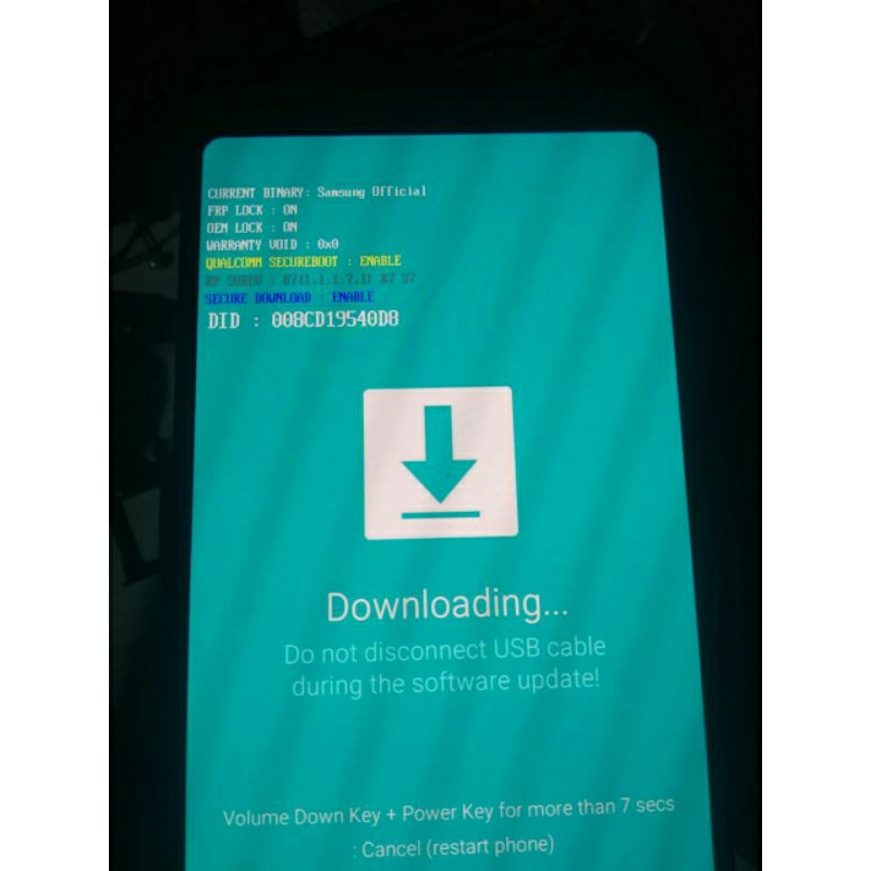 Mesin samsung A9 2018 hidup minus bootlop dan patah