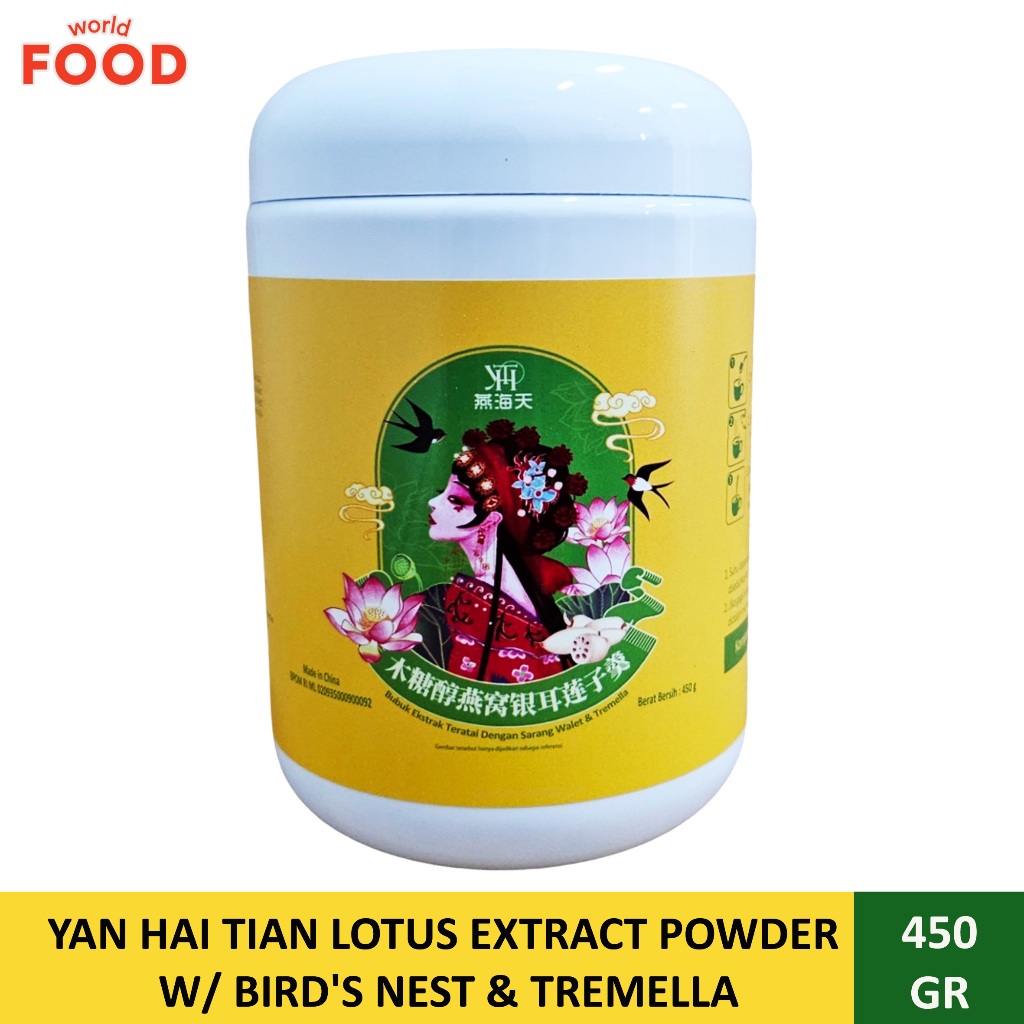 

YAN HAI TIAN LOTUS EXTRACT POWDER W/ BIRD'S NEST & TREMELLA 450GR