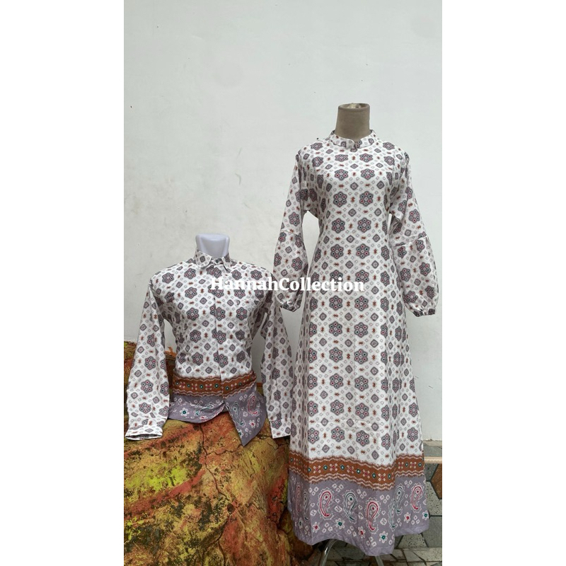 Couple Gamis Jumputan Palembang