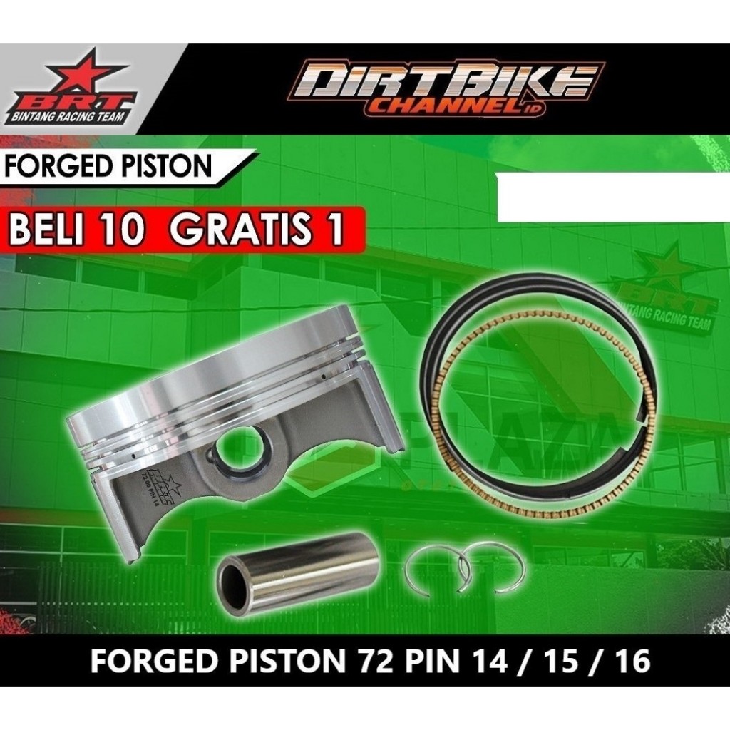 PISTON BRT FORGED Forging 72 72mm PEN PIN 14 15 16