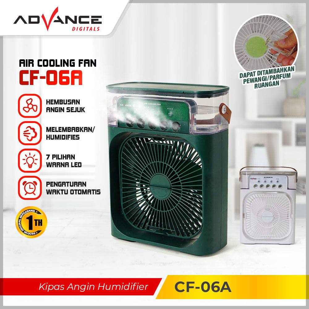 Advance AC Portable Air Cooler Kipas Angin - Kipas Pendingin Mini Air Cooler Portable Fan - Kipas An