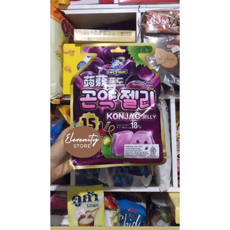 

Dolphin Jelly Konjac Grape Apple Mango Peach ECER
