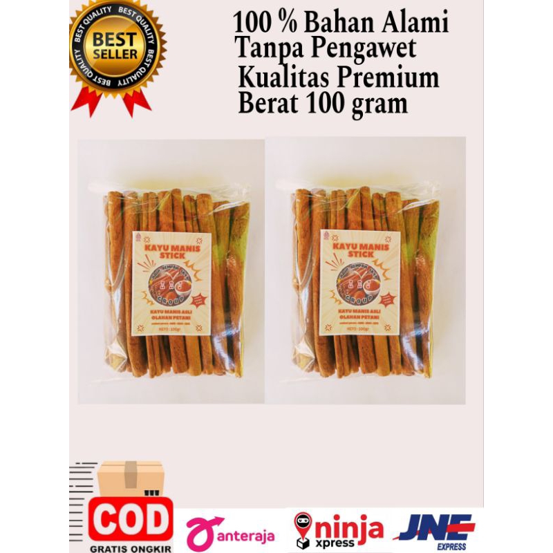 

Kayu Manis Batang. 100 gram Kualitas Premium, Bumbu Dapur, Alami Tanpa Bahan Kimia