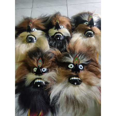 TOPENG BUJANG GANONG RAMBUT SINTETIS /TOPENG GANONGAN ANAK Topeng Bujang GANONG /topeng bujang ganon