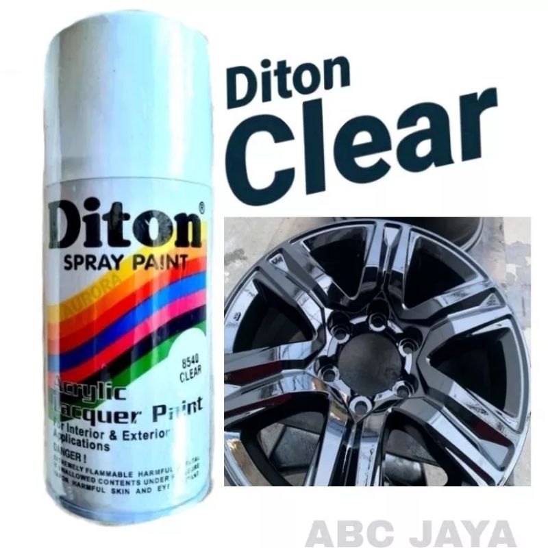 Cat Pilok Diton Spray Paint 8540 Clear Gloss 150ml Anti Gores Mengkilap Clir Klir Claer Pilox Pylox 