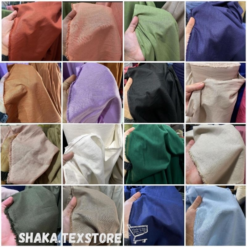 KAIN KATUN LINEN POLOS