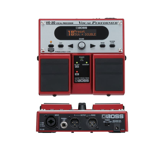 EFFECT VOCAL BOSS VE 20 / VE20 ORIGINAL VOCAL PERFORMER