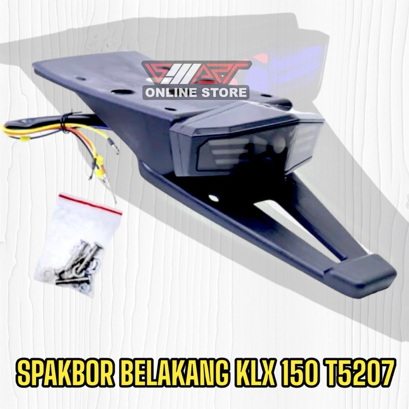 SPAKBOR BELAKANG KLX 150 / SAYAP BELAKANG LAMPU KLX LED