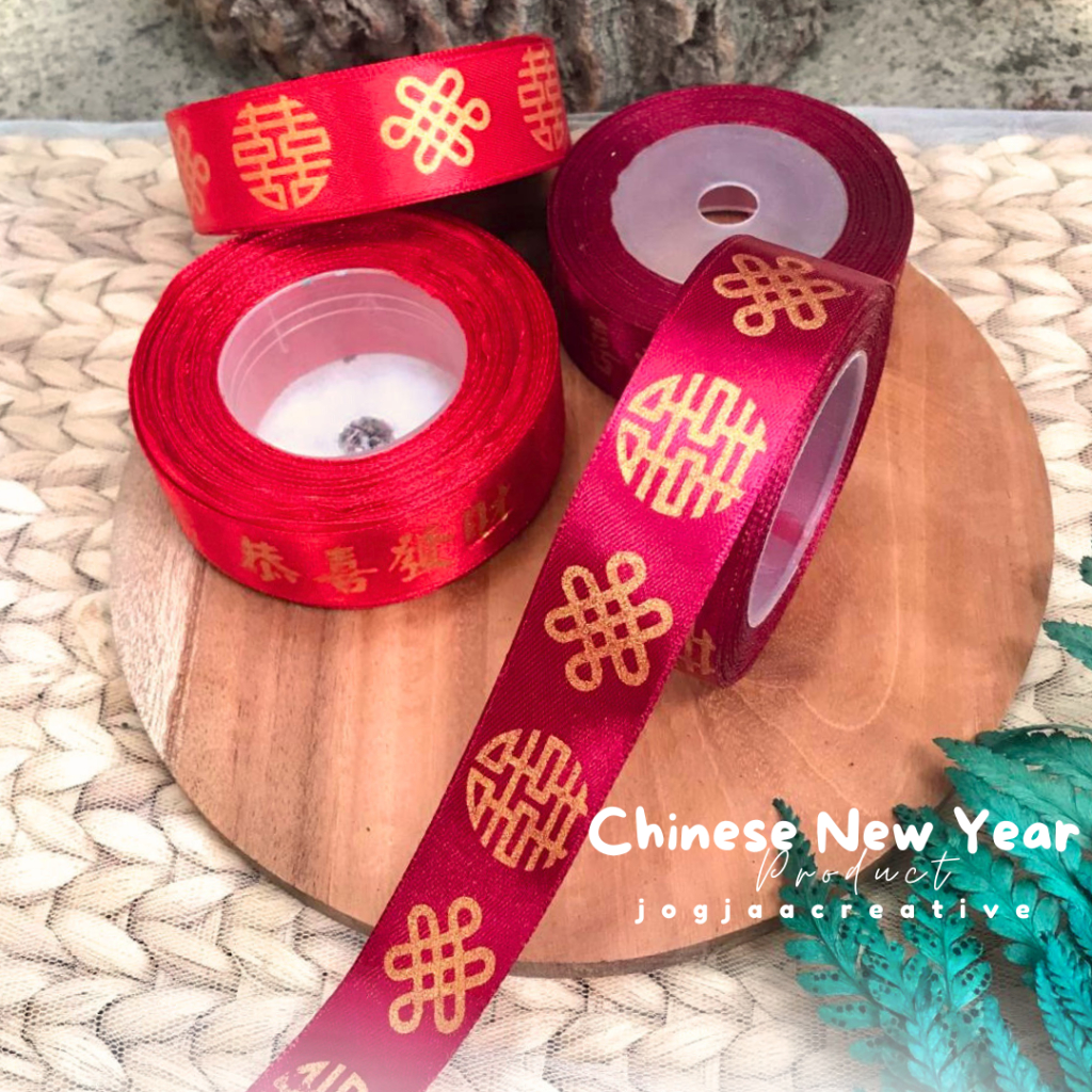 

[CNY Series] Pita SpesialSangjit 1 ROLL - PITA Shuang Xi 1 inch / PITA Double Happiness / PITA NUANSA CHINA / PITA MERAH Sangjit Roll