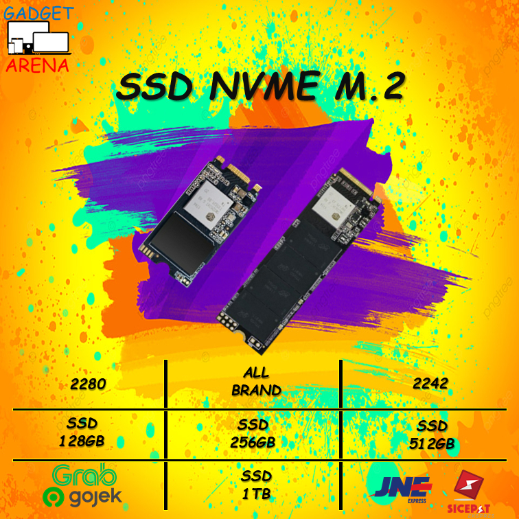 SSD M.2 NVME ALL BRAND 2242 2280 128GB/256GB/512GB/1TB