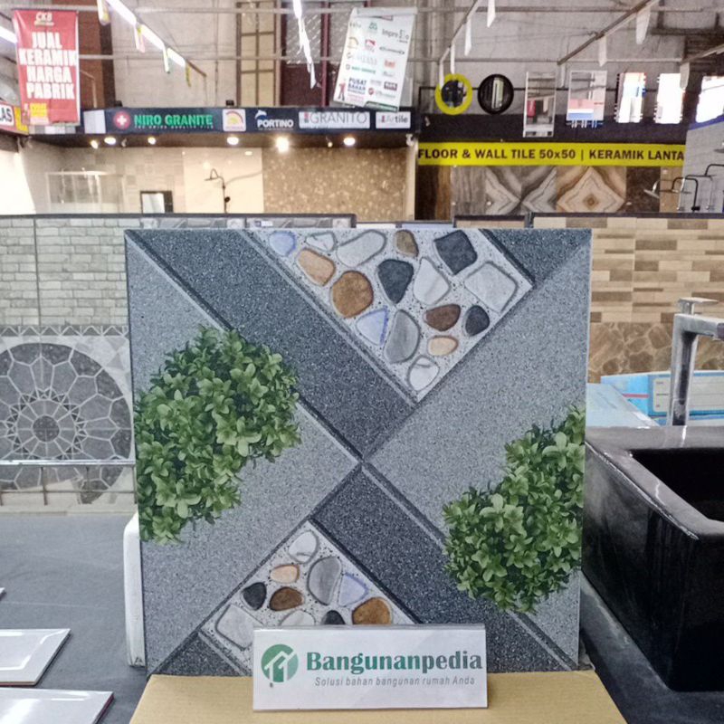 Keramik Lantai Teras 40x40 Tavena Series / Keramik  Lantai Teras Garasi 40x40