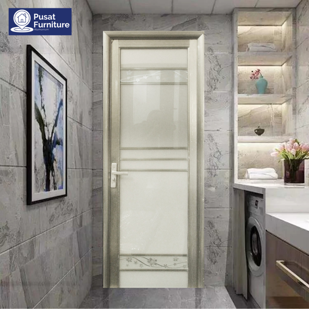 Pintu Kaca / PINTU KAMAR MANDI FULLSET KUSEN + HANDLE /PINTU KAMAR MANDI