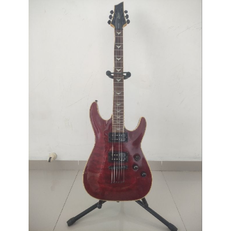 Gitar listrik Schecter Omen Extreme Diamond Series 2nd mulus original